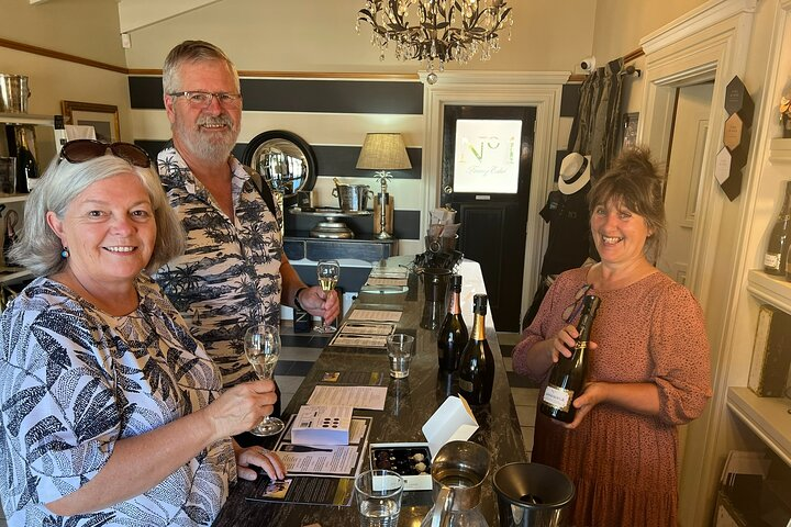 Nothing better than Methode Marlborough and chocolate matching! Only way to taste.